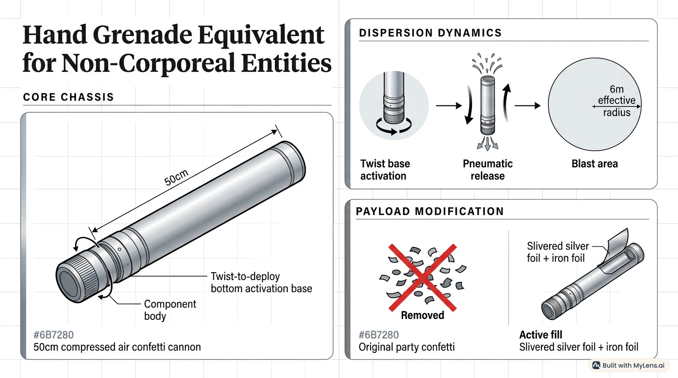 Blueprint schematic of a 50 centimetre iron-silver veil cannon